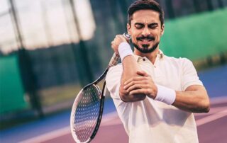 Curare l'epicondilite con l'ozonoterapia a Lugano gomito del tennista
